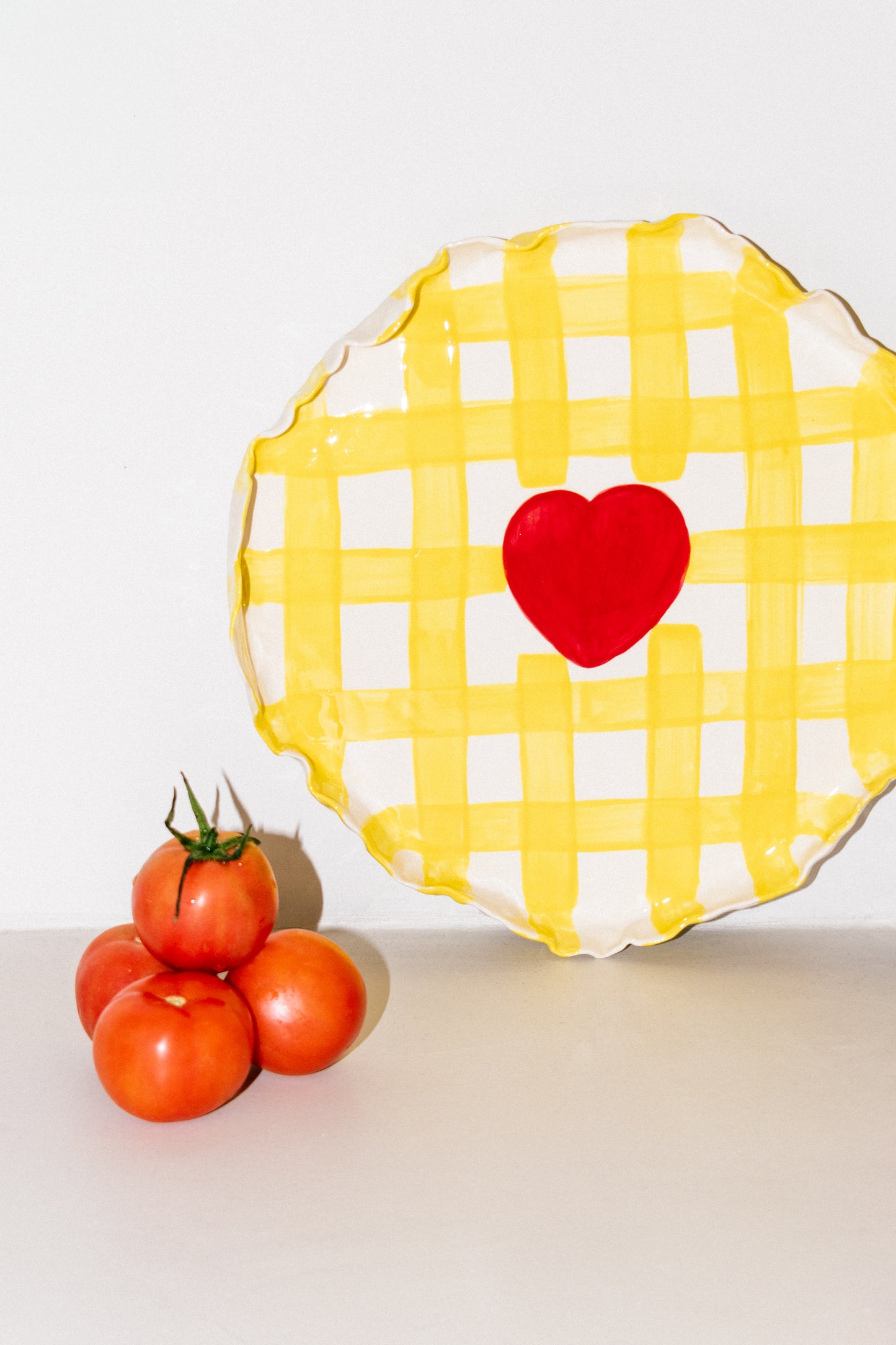 CHECK MY HEART PLATTER