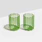 GREEN WAVE GLASS SET