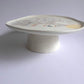 WHITE CLAY CAKE STAND